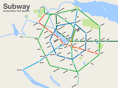 CNY Subway dreams maps subway transportation