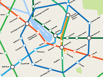 Central New York Subway Detail dreams maps subway transportation