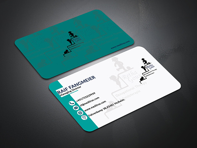 fill cover business card 2x black blue business card creative design flyer graphic green landscape logo magagine modern modern design official print ready professional simple standard web white