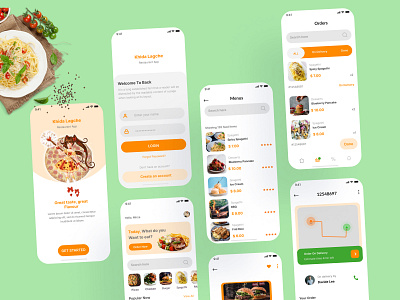 Khida Lagche Food App Design