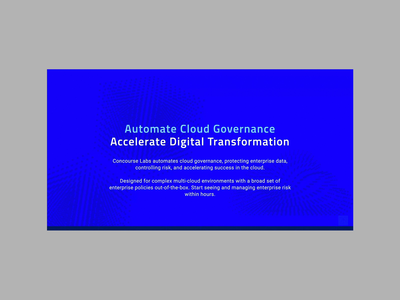 Concourse Labs Website Design animation branding design security tech ui ux web