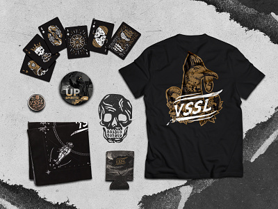 VSSL Brand Identity branding crusty design design studio illustration pirates rebrand visual identity web