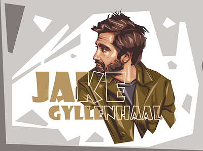 Jake Gyllenhaal actors flat hollywood popart portrait