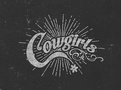 Cowgirls Logo branding design flat graphic design illustration illustrator logo minimal type vector
