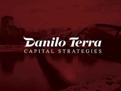 Danilo Terra Capital Strategies branding design illustration illustrator logo minimal type typography web website