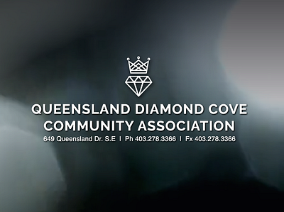 Queensland Diamond Cove Community Association branding design flat icon logo minimal vector web web design website