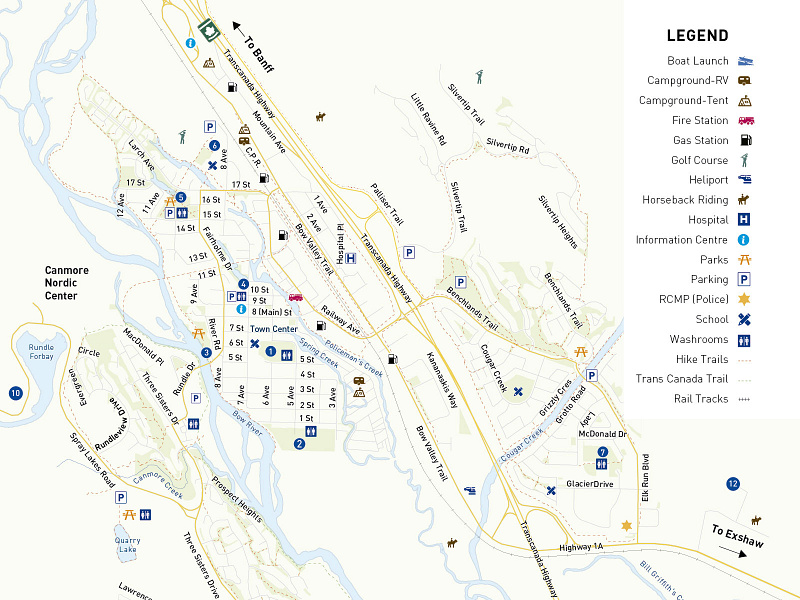 Canmore Map by Freddy Meynard on Dribbble