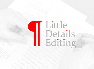 Little Details Editing alberta branding calgary canada community design details editing edition editor editorial design flat icon little logo logo design minimal north america type typography