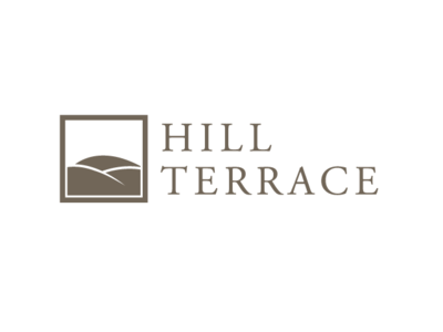 Hill Terrace branding clean design identity lettering logo minimal type typography vector