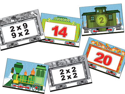 Math train game