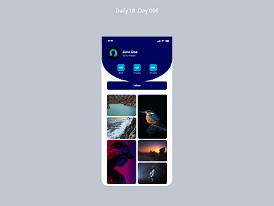 User Profile | DailyUi day006 app dailyui illustration mobile ui ux