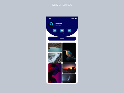 User Profile | DailyUi day006