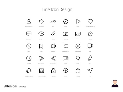 LINE ICON DESIGN