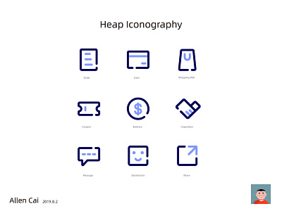 Heap Icongraphy icon ux 插图 设计