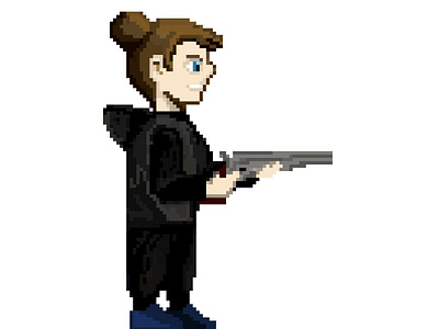 Game Design design hero killer pixel pixelart shooting zombie zombieapocolypse