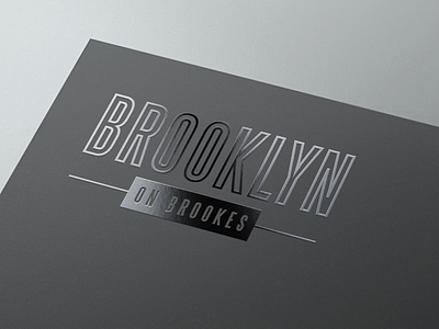 Brooklyn On Brookes Logo Design brand brand development branding custom logo design graphic deisgn logo logo design