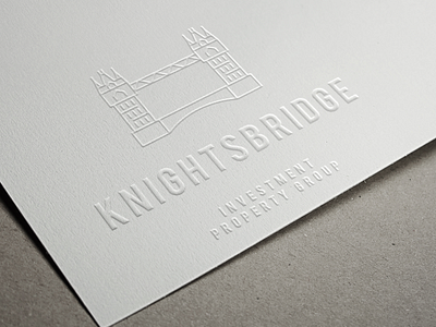 Knightsbridge Logo Design brand brand development branding custom logo design graphic deisgn logo logo design