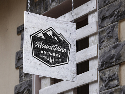 Mount Pine Logo Design brand brand development branding custom logo design graphic deisgn logo logo design