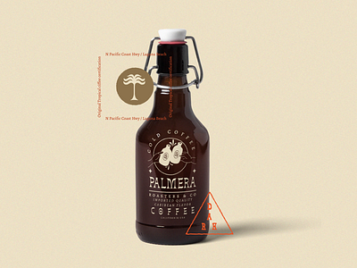 PALMERA Coffee Roasters Cold brew branding design graphic design illustration logo packaging typography vector vector illustration