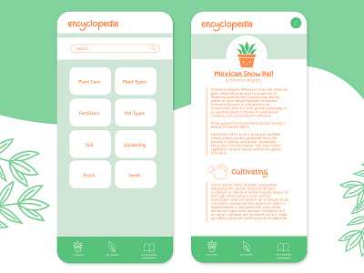 Case Study - Planto. app design flat illustration plant ui ux