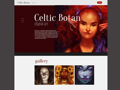 Portfolio - Celtic Botan portfolio design ui ux web