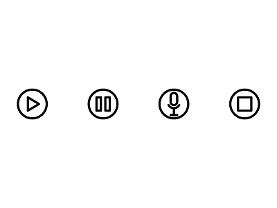 Media Player Icon design icon icon design icon set illustration
