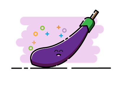 Cute Eggplant