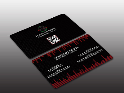 music business card