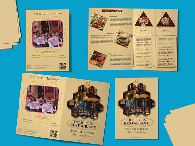 Restaurant bi-fold brochure