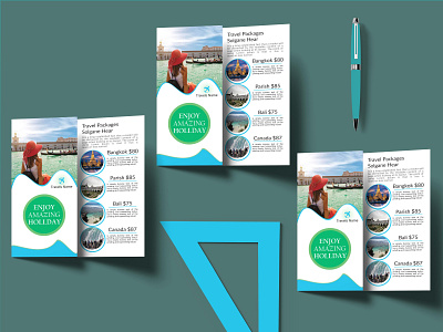 Tri-fold Brochure travel.