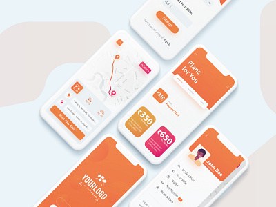 Drive App layout concept concept design ui ux