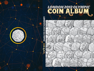 London 2012 Olympic Coin Album album cover design