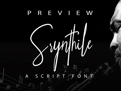 Srynthile Signature Font book cover clean connected contemporary cool cursive elegant fancy fashion font handwriting handwritten love lyric modern music price tag retro script signature font