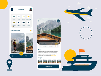 Travel Mobile Ui mobile app mobile ui modern design modernism new design travel travel app travel mobile app ui ux