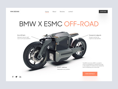 Bike Landing Page bike landingpage homepage landing landingpage landingpage design page site ui web design website website design