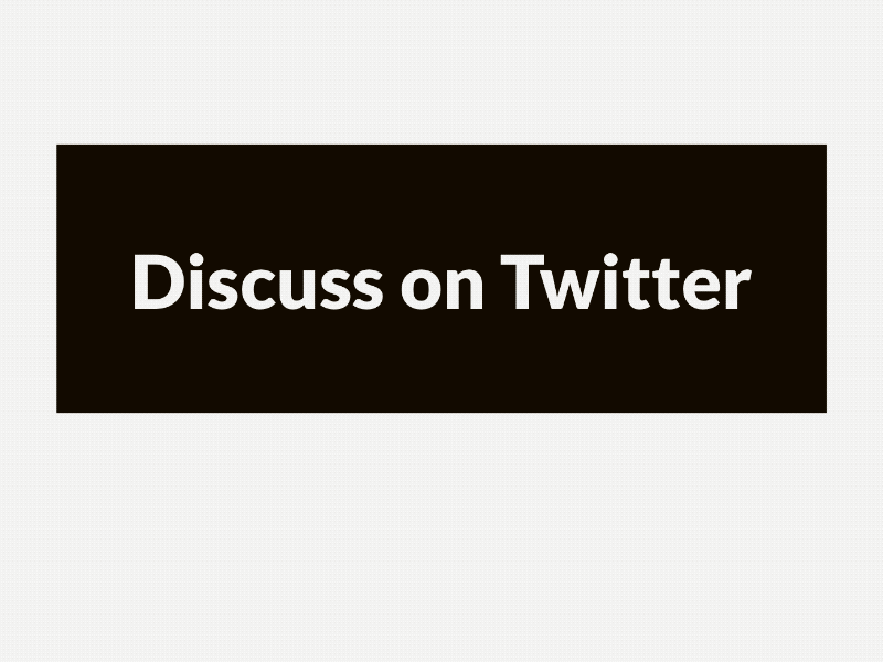 Discuss on Twitter button - V2 - Now with dark mode blog button comment twitter