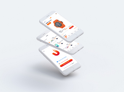 Uraaa- mobile app- Online shop android app app design ios app minimal online auction online marketing online shop online store online trading ui ux