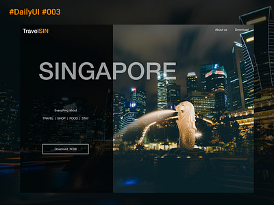 DailyUI003 003 dailyui landing landing page singapore