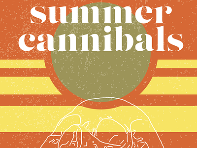 Summer Cannibals bartfest illustration poster poster show skull summer cannibals the bartlett