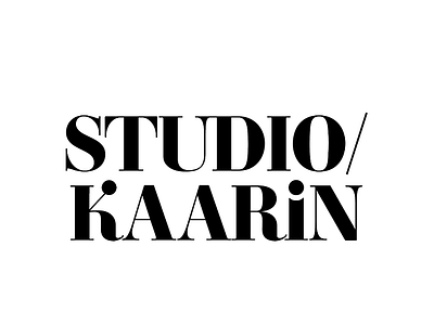 STUDIO/kaarin design logo typography