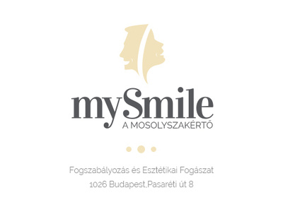 mySmile branding dentist logo design logo