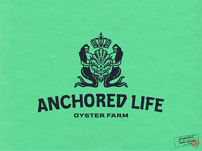Logo Design for Anchored Life Oyster Farms