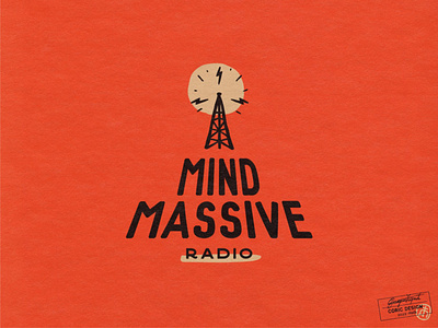 Logo Design for Mind Massive Radio concept