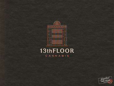 Logo Design for Thirteenth Floor Cannabis