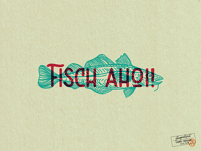 Logo Design for Fisch Ahoi 2d beach beachy branding creative designer detailed fish illustration illustrator logo logo design logos ocean organic overlay retro shack vector vintage