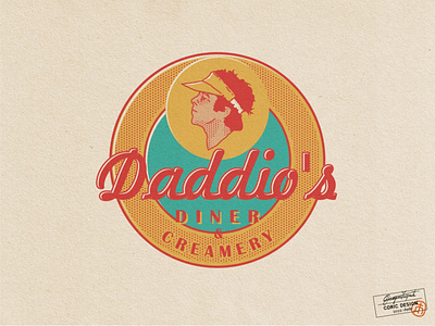 Logo Design for Daddio’s Diner & Creamery