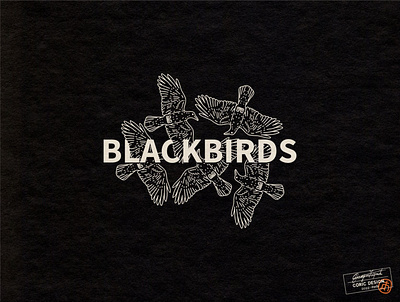 Logo Design for Blackbirds animal birds black and white company corporate democracy ecology environment equality feminine flock food logodesign nature right risk society support symbol water