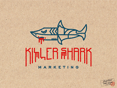 Logo Design for Killer Shark Marketing by Coric Design on Dribbble