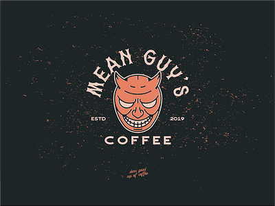 Logo concept for Mean Guy's Coffee