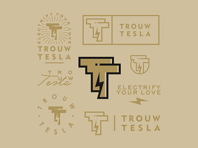 Logo Design for Trouw Tesla brand brand identity brand identity design branding creative design electric graphic design inspiration lettermark logo logo suite logo system logo variations monogram tesla tesla car vector visual identity visual identity